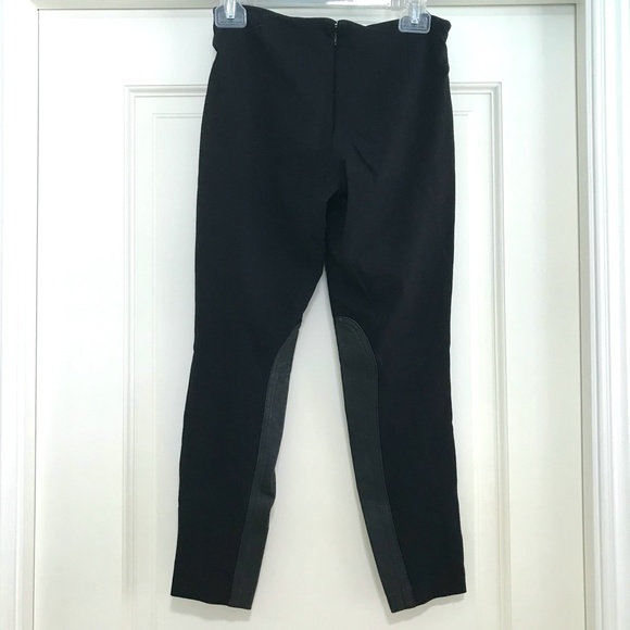 J. Crew Pixie Legging Pants with Leather - Size 2 - Picture 4 of 4